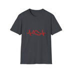 Sneaker Heartbeat Illustration T-Shirt