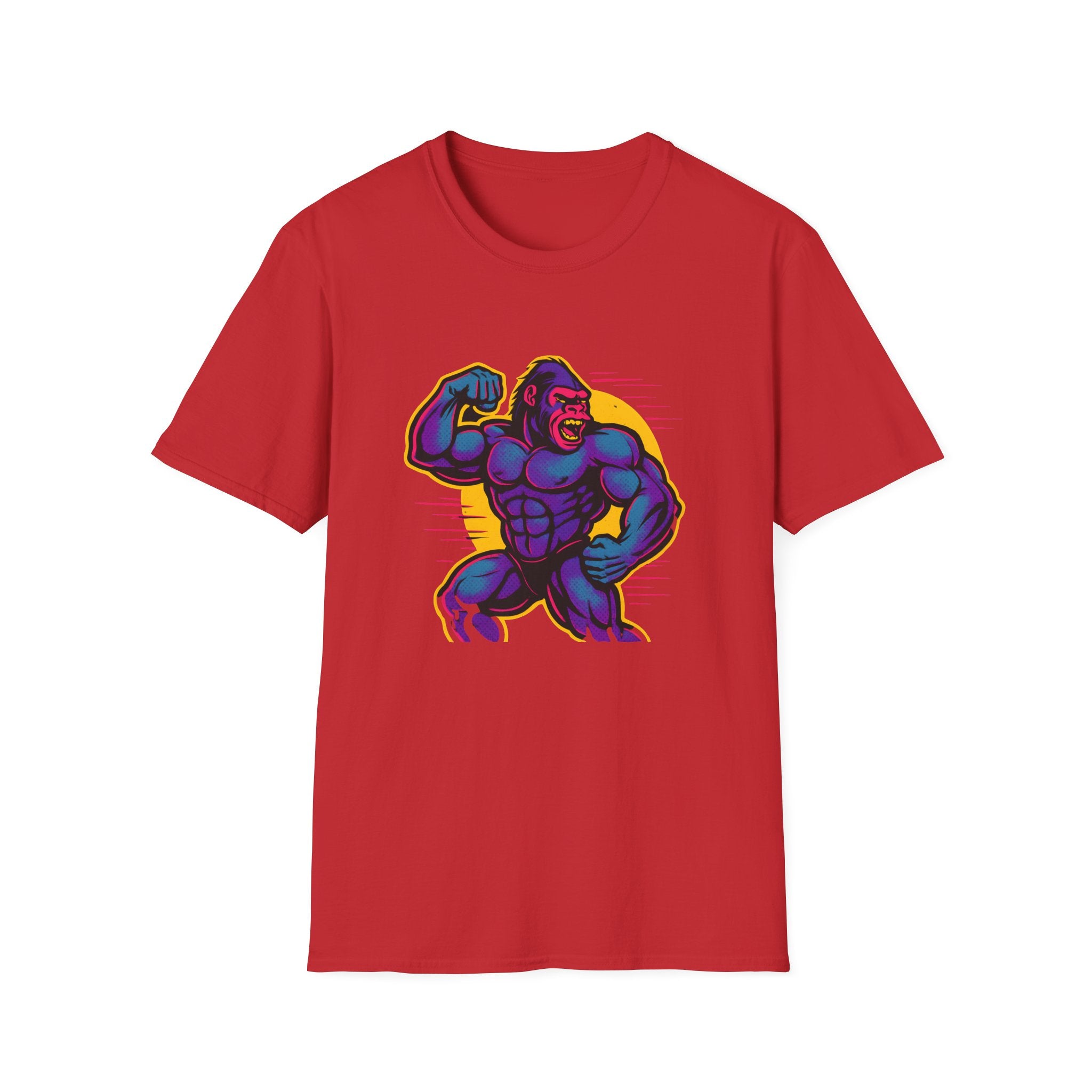 Purple Muscle Gorilla T-Shirt