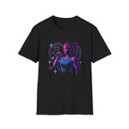 Neon singer portrait T-Shirt