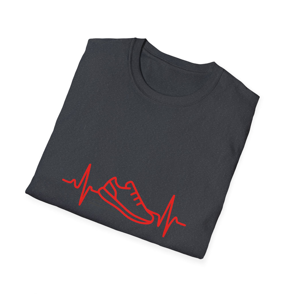 Sneaker Heartbeat Illustration T-Shirt