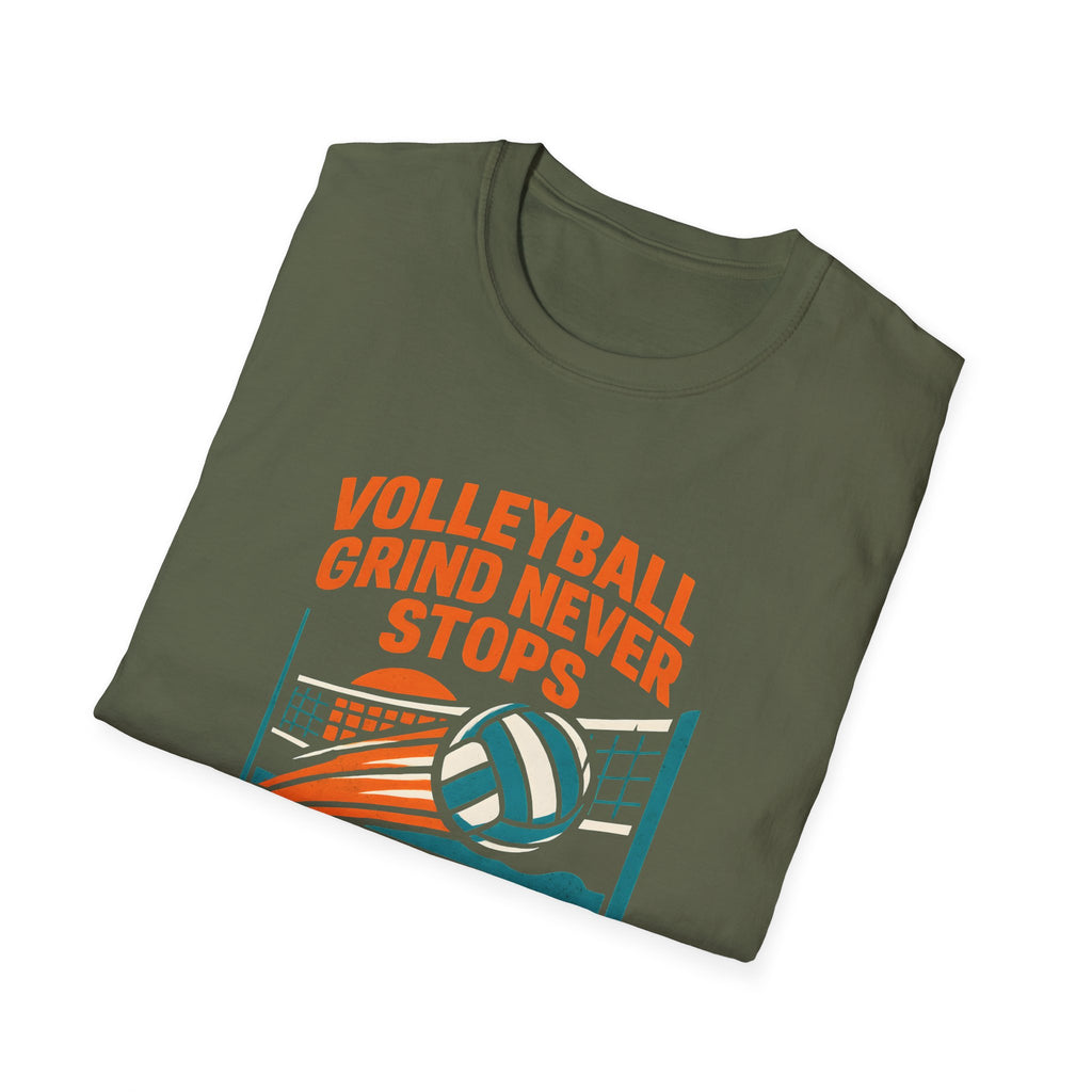 Volleyball Grind Never Stops T-Shirt