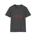 Sneaker Heartbeat Illustration T-Shirt