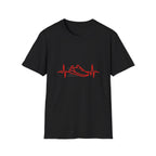 Sneaker Heartbeat Illustration T-Shirt