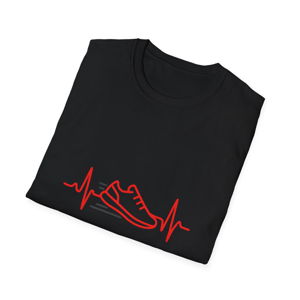 Sneaker Heartbeat Illustration T-Shirt