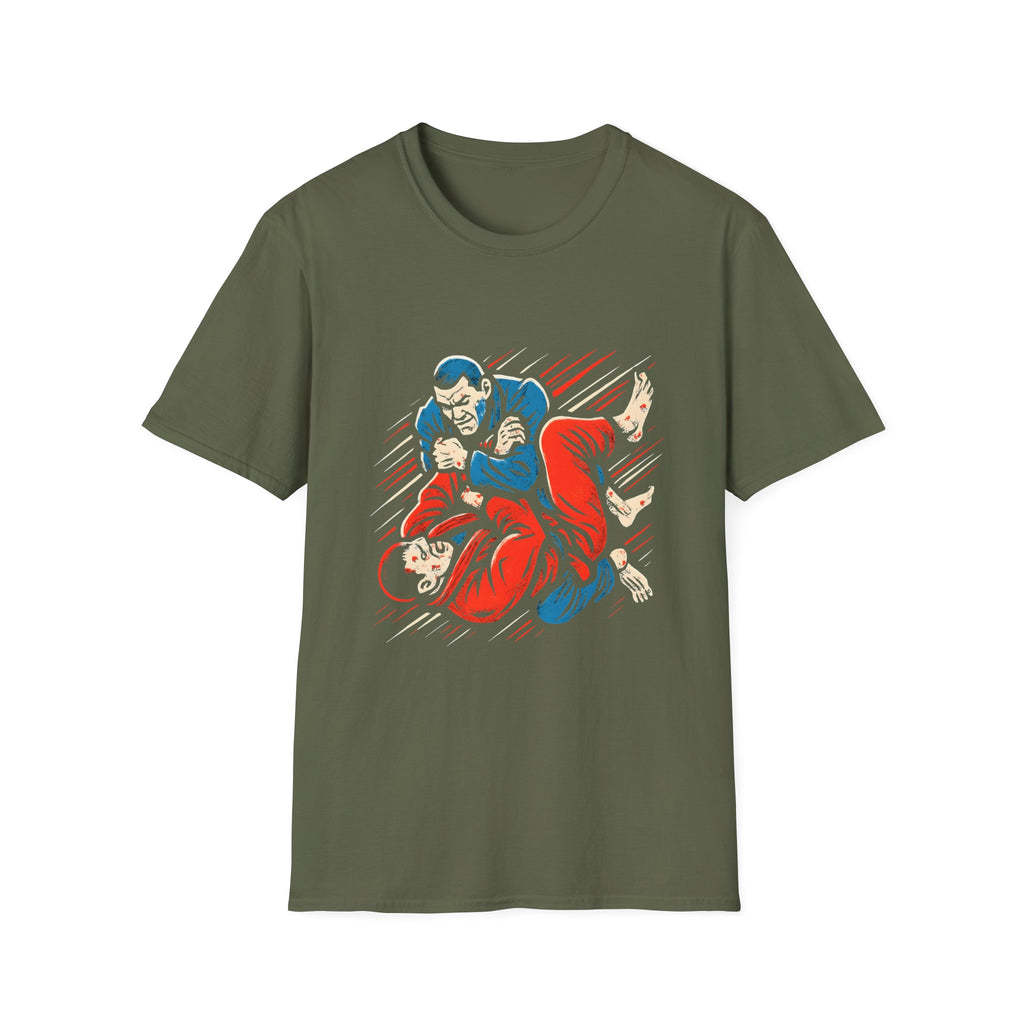 Grappling martial arts duel T-Shirt