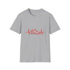 Sneaker Heartbeat Illustration T-Shirt