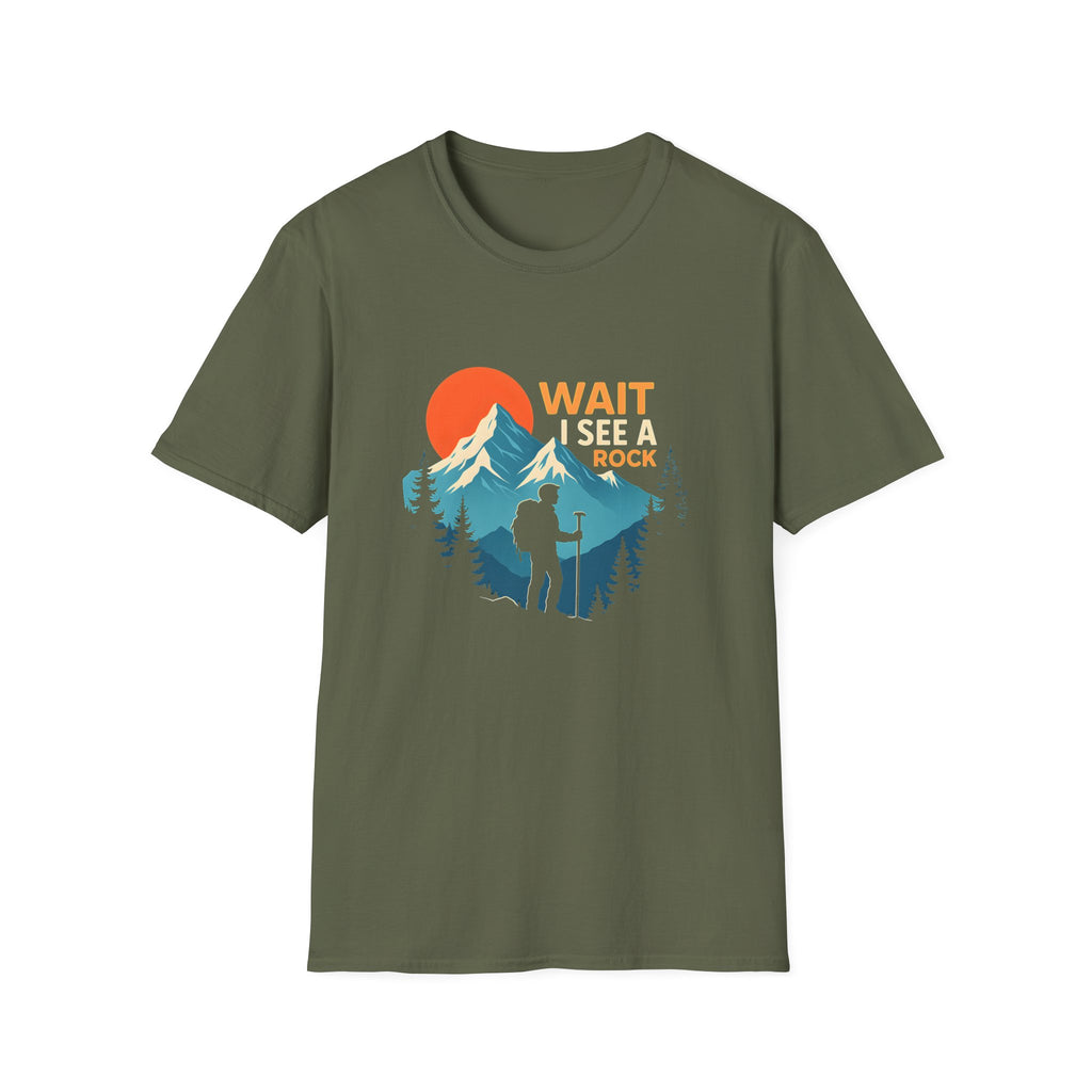 Hiker on Mountain Trail T-Shirt