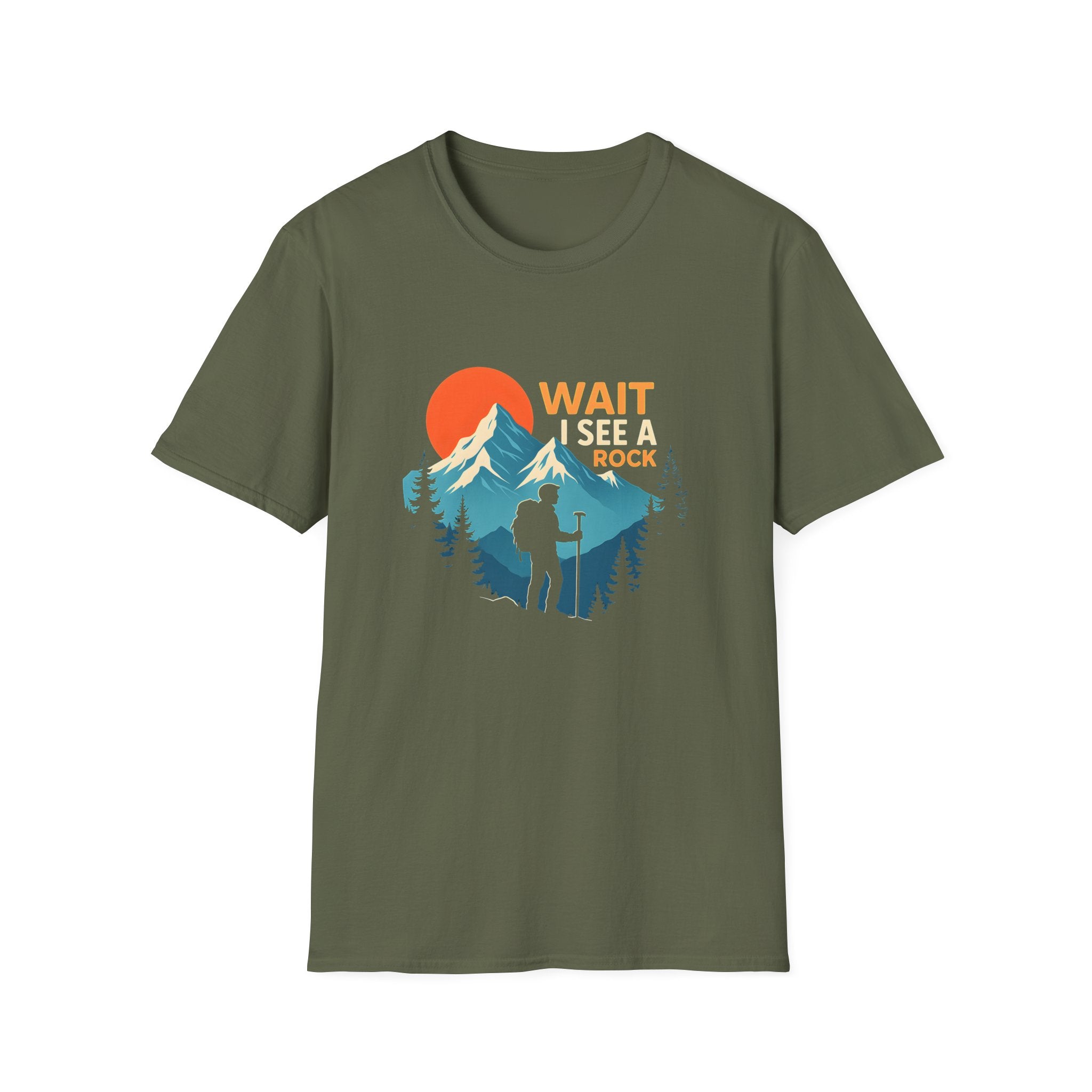 Hiker on Mountain Trail T-Shirt