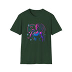 Neon singer portrait T-Shirt
