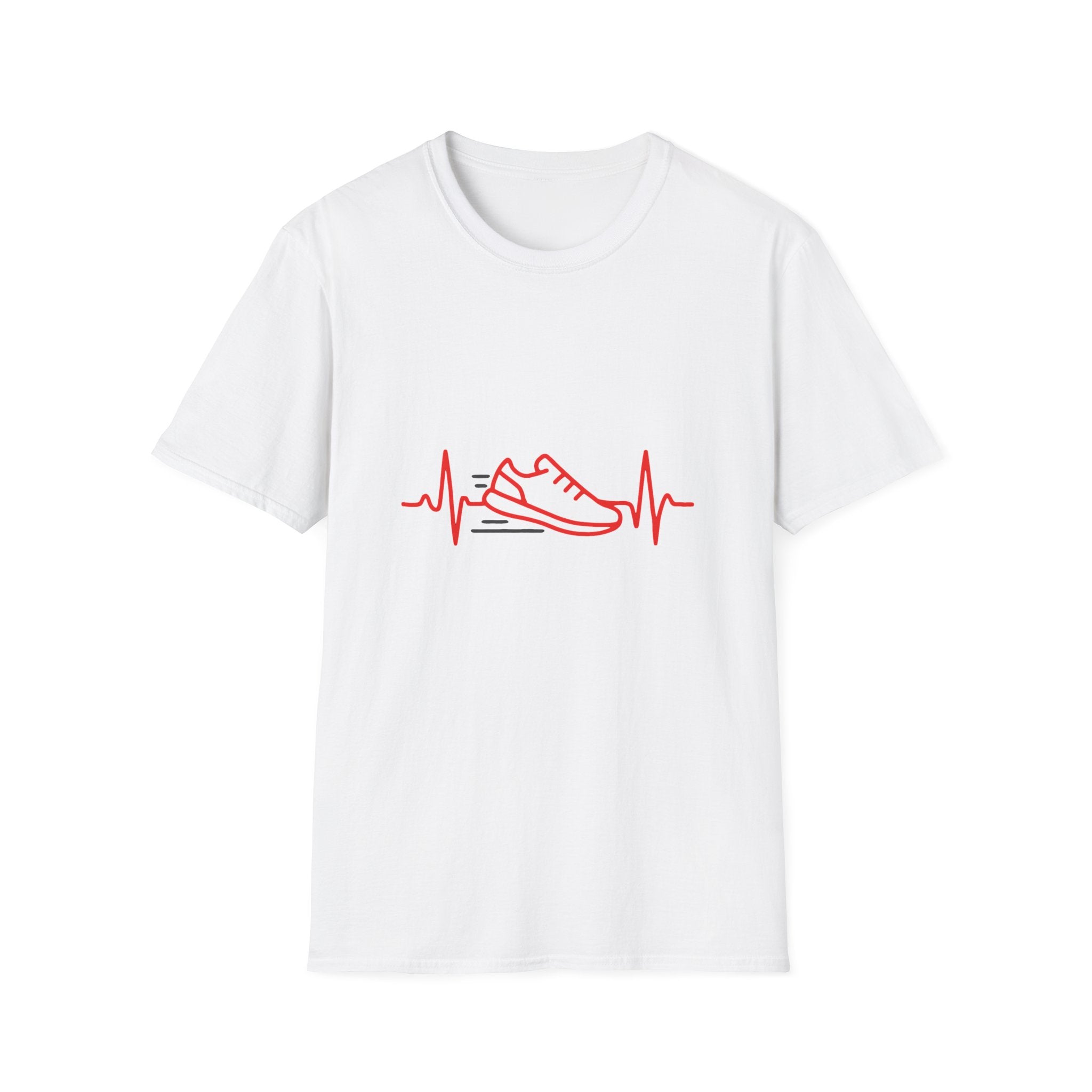 Sneaker Heartbeat Illustration T-Shirt