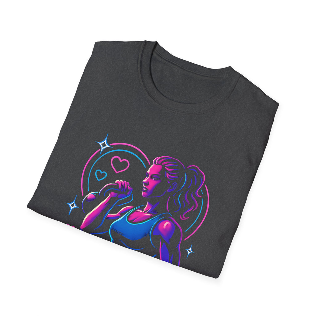 Neon singer portrait T-Shirt