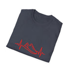 Sneaker Heartbeat Illustration T-Shirt