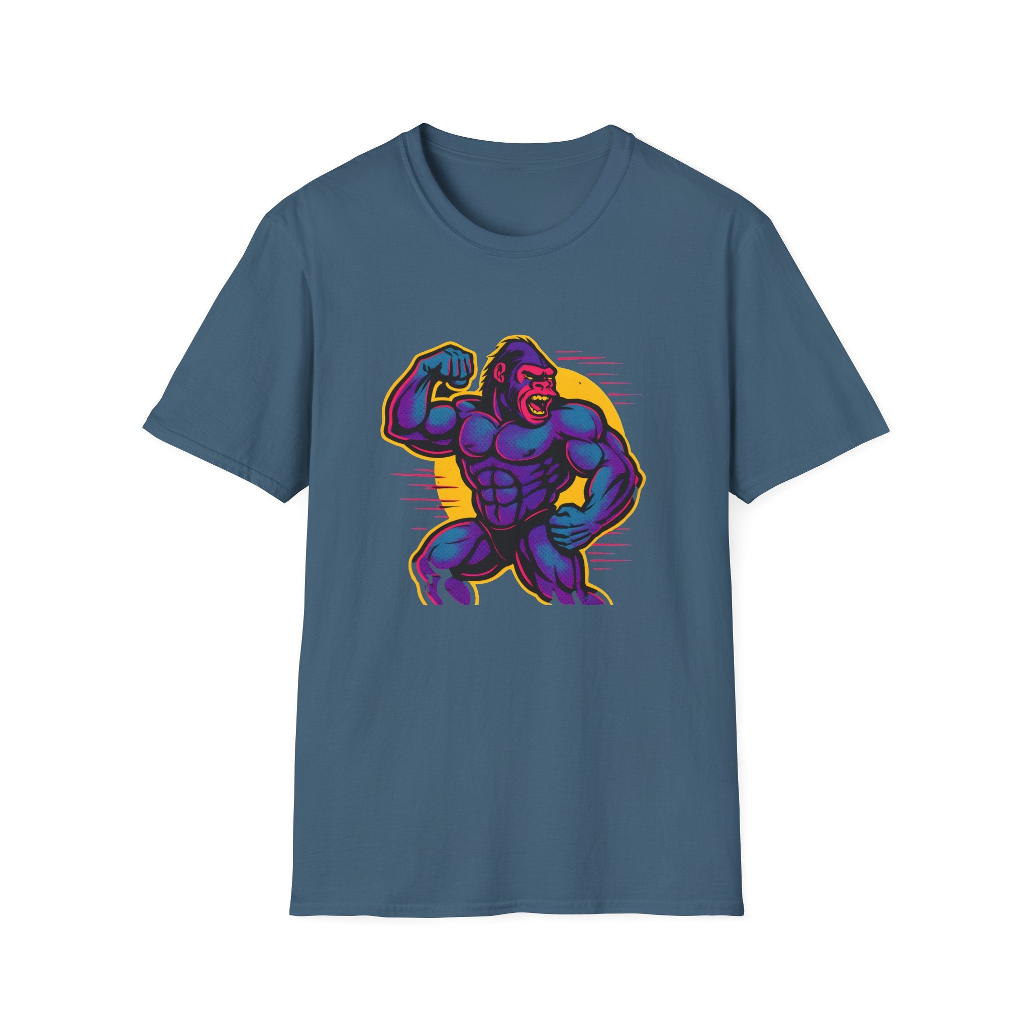 Purple Muscle Gorilla T-Shirt