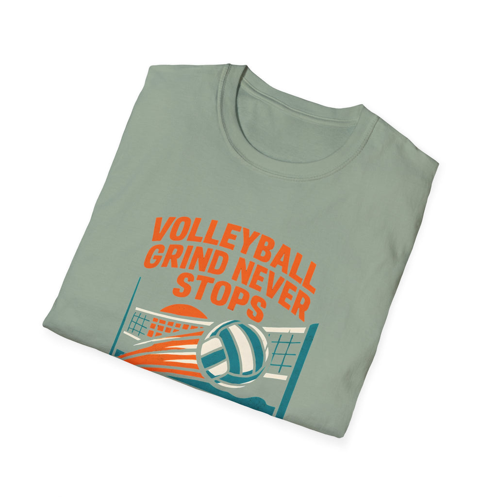 Volleyball Grind Never Stops T-Shirt